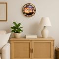 Isaiah 40:31 Scripture Wall Clock – 12″ Glass, Silent Sweep