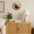 Highland Cow Farmhouse Wall Clock