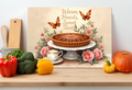 Fresh Baked Love Cutting Board – Rustic Baking Kitchen Decor Board