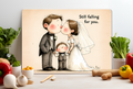 Still Falling for You Family Glass Cutting Board