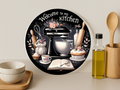Welcome to My Kitchen – Baking Theme-Round Glass Cutting Board 12" (Copy)
