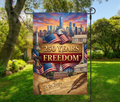 250 Years of Freedom Patriotic-12 × 18 Garden Flag (Single-Sided)