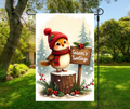 Season’s Tweetings-12 × 18 Garden Flag (Single-Sided)