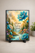 Let Your Colors Shine – Floral Photo Slate
