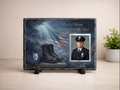 End of Watch Police Memorial Photo Slate