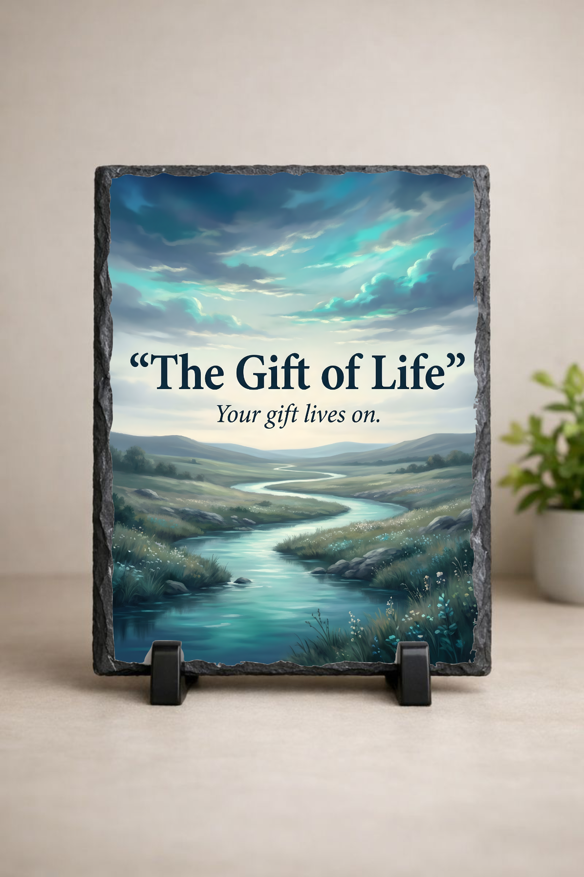 The Gift of Life – Your Gift Lives On Photo Slate