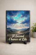 A Second Chance at Life Photo Slate