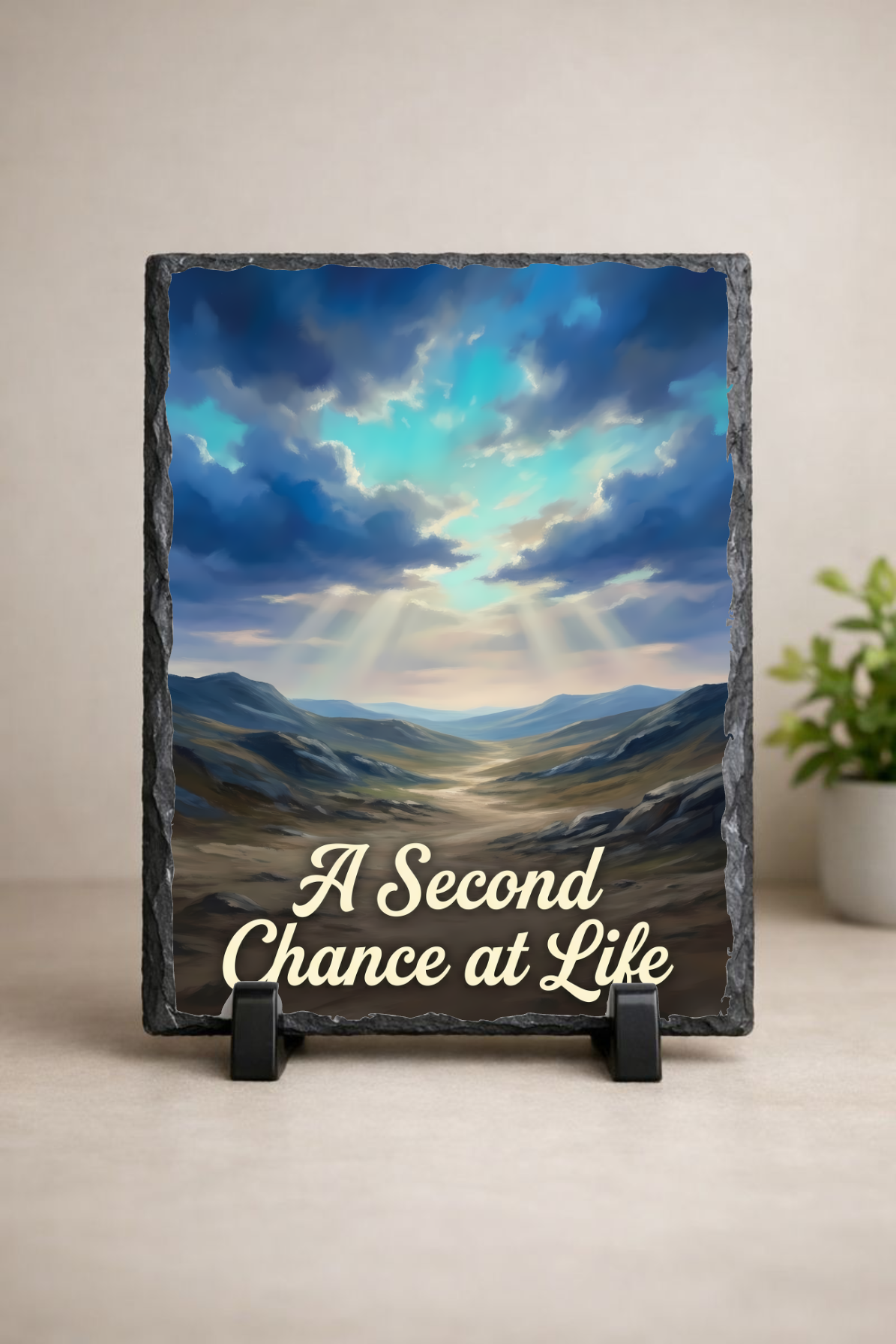 A Second Chance at Life Photo Slate