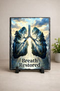 Breath Restored Inspirational Photo Slate