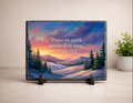 “Peace on Earth, Goodwill to Men” Christmas Scripture Slate – Luke 2:14