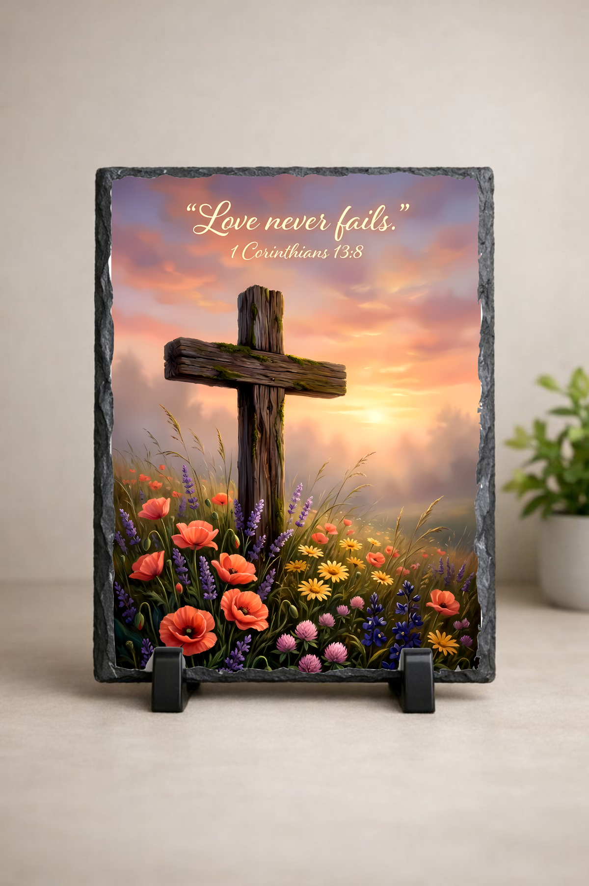 Scripture Slate – “Love Never Fails” (1 Corinthians 13:8)