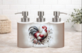Elegant Rooster Farmhouse Soap & Lotion Dispenser – 18 oz