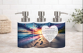Footprints in the Sand Inspirational Soap & Lotion Dispenser – 18 oz