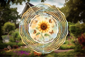 Sunflower Wind Spinner – When You Can’t Find the Sunshine Be the Sunshine Garden Decor