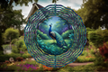 Majestic Peacock Wind Spinner – Elegant Garden Yard Decor