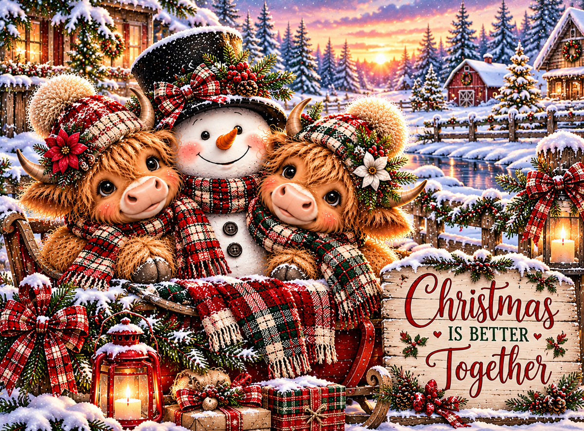 Christmas Is Better Together original artwork preview