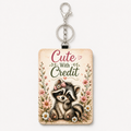 Cute With Credit raccoon ID holder