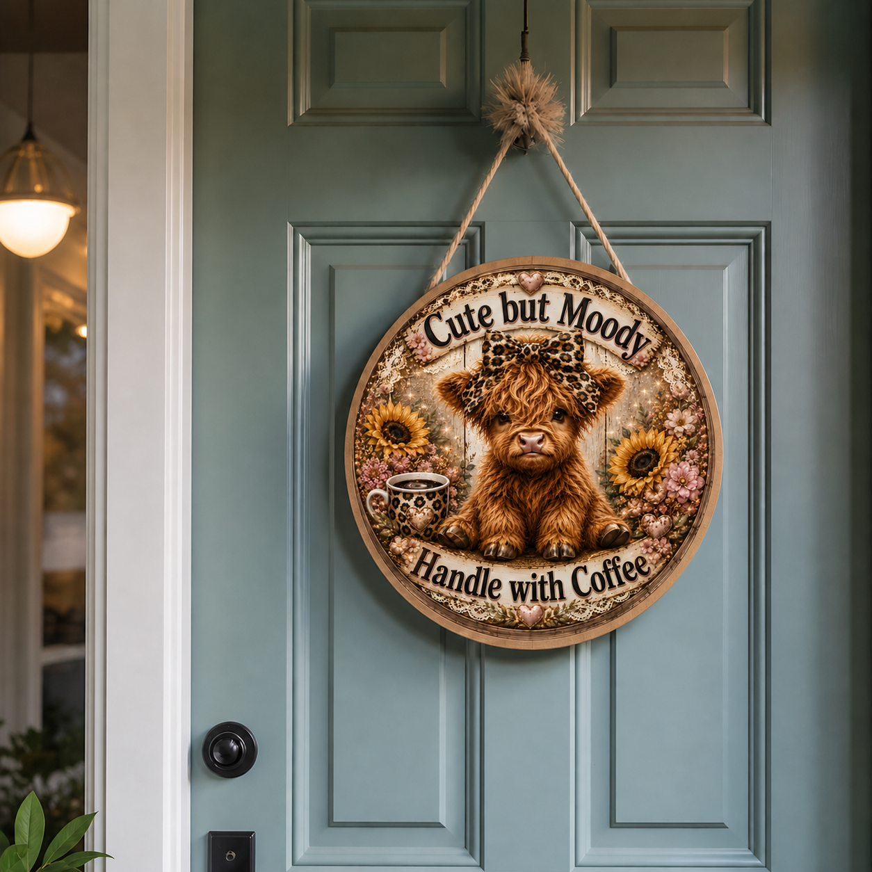 Cat butler door round