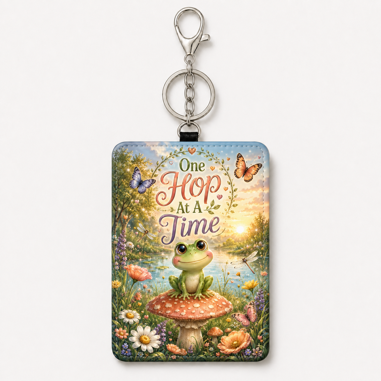 Hop Time frog ID holder