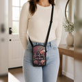 Nurse floral cellphone purse