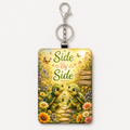Side by Side floral frog ID holder