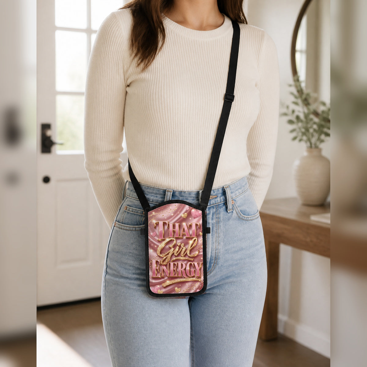 That Girl Energy cellphone purse