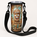 Fueled by Coffee & Poor Decisions over-the-shoulder tumbler bag