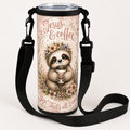 Jesus & Coffee over-the-shoulder tumbler bag