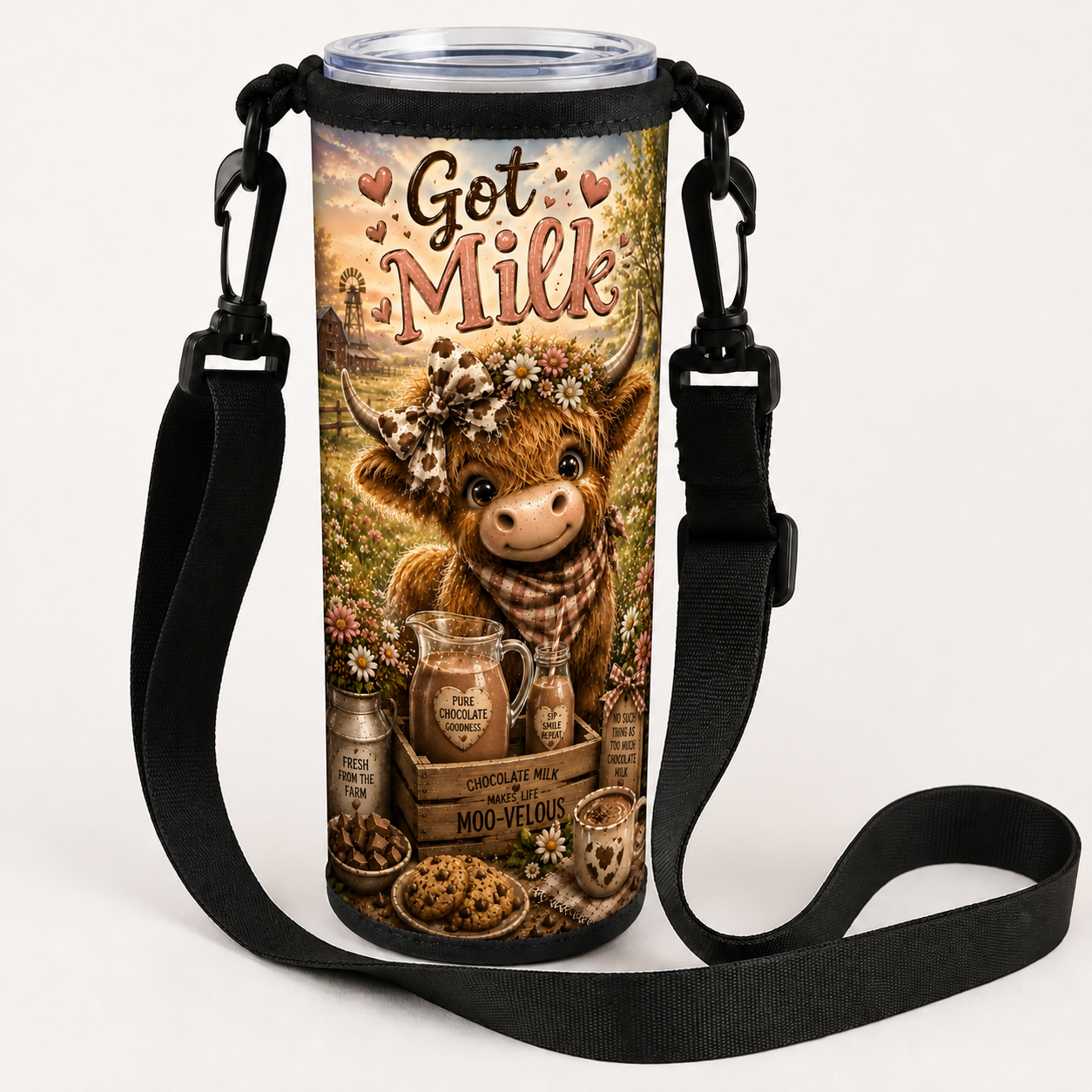 Got Milk? over-the-shoulder tumbler bag