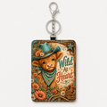 Wild at Heart Highland cow ID holder